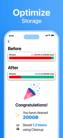 Cleanup storage overview